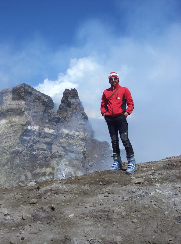 Etna, Bocca nuova, traversata 2006