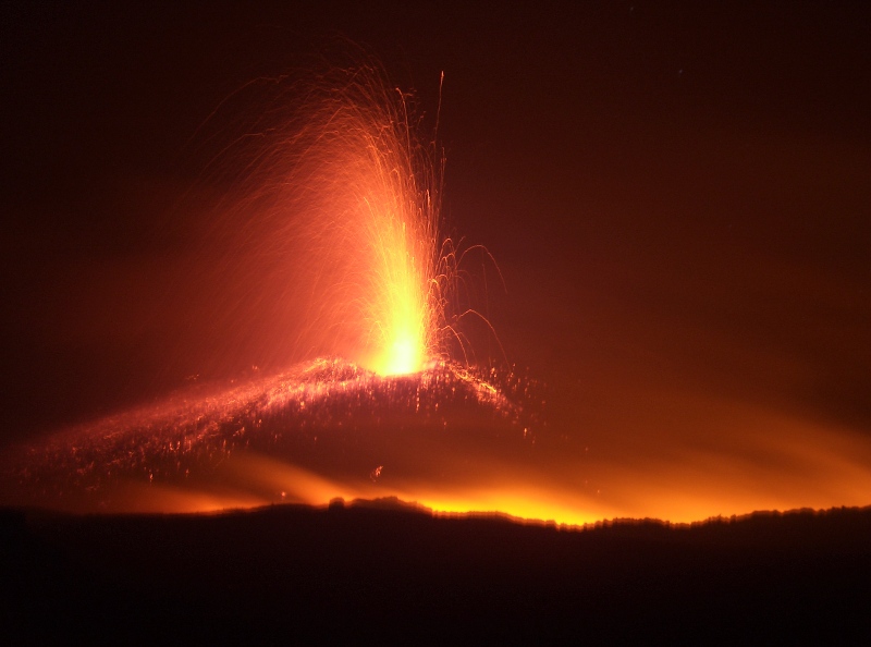Etna, eruzione Sud Est