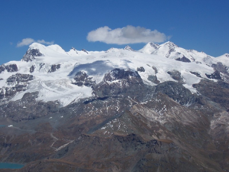 Monte Rosa dal Mont Rous (Valtournanche) Monte Rosa dal Mont Rous (Valtournanche)