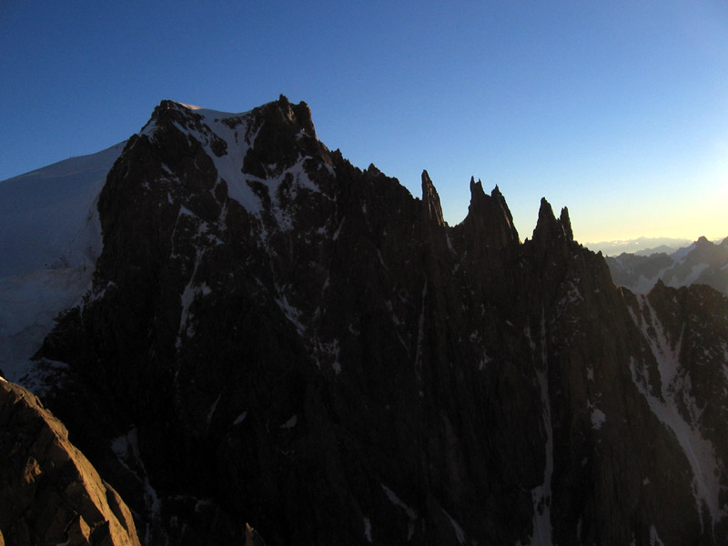 Mont Maudit cresta Kuffner Mont Maudit cresta Kuffner