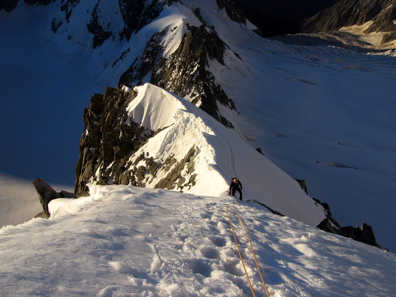 Mont Maudit cresta Kuffner Mont Maudit cresta Kuffner