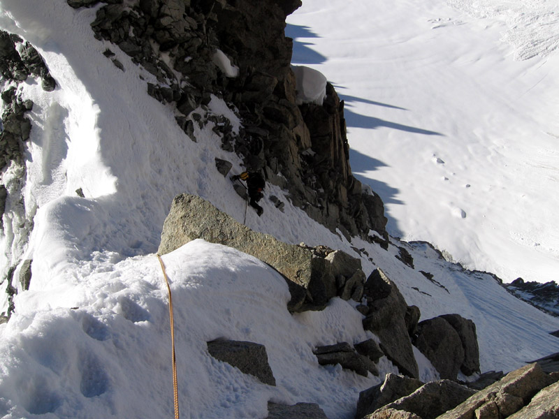 Mont Maudit cresta Kuffner Mont Maudit cresta Kuffner