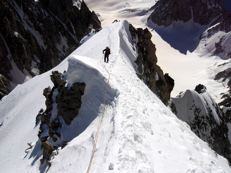 Mont Maudit cresta Kuffner