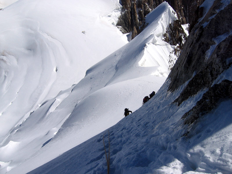 Mont Maudit cresta Kuffner Mont Maudit cresta Kuffner