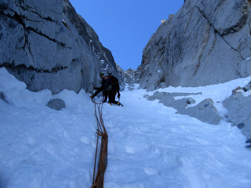 Couloir dell H, Monte Nero