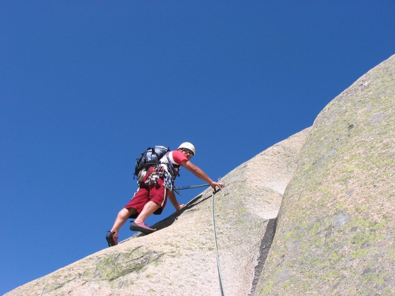 Su "Septumania" 6a+(6a obbl.), Eldorado