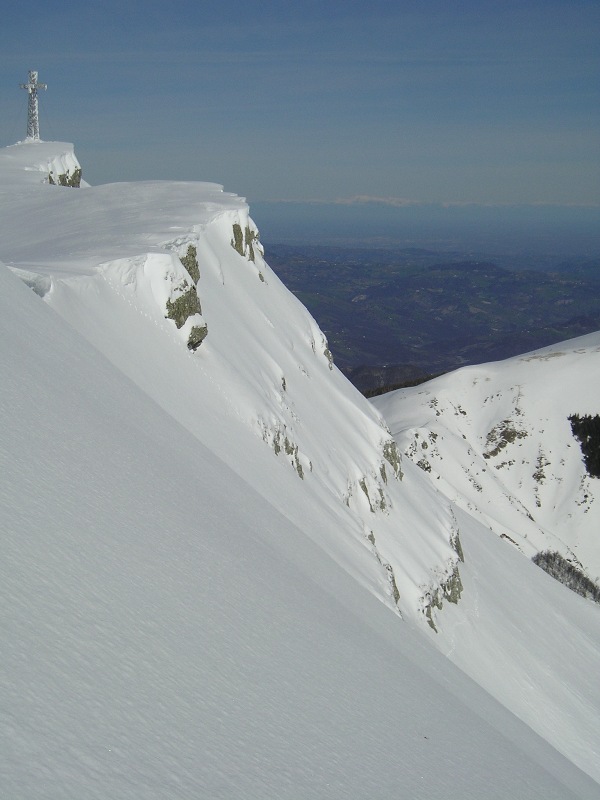 Corno alle Scale, Parete Est, uscita dal secondo sperone Corno alle Scale, Parete Est, uscita dal secondo sperone