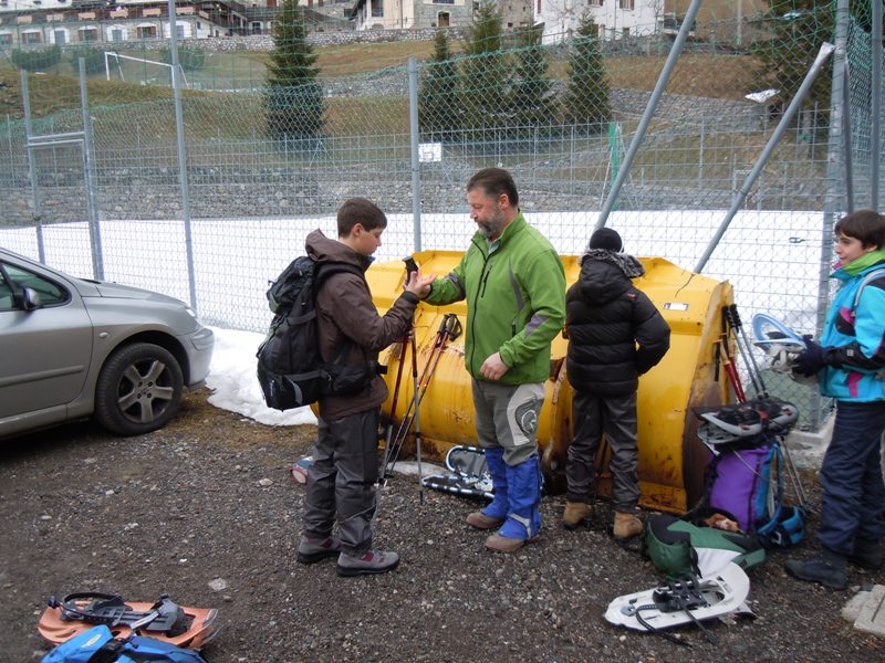 1 uscita su neve Alpinismo Giovanile