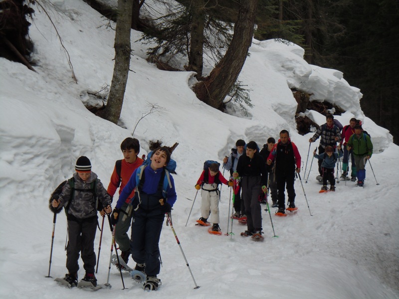 1 uscita su neve Alpinismo Giovanile
