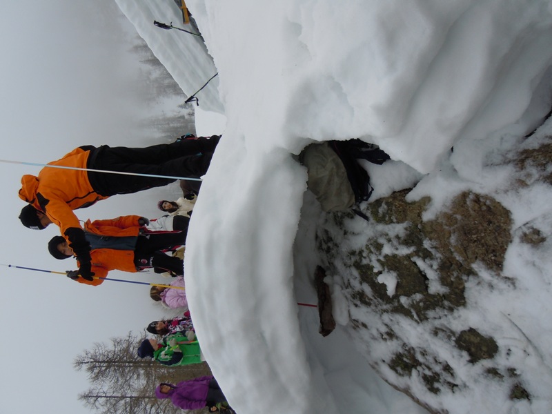 1 uscita su neve Alpinismo Giovanile