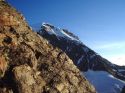 Vista della parete est Parrot dalla cresta del Soldato